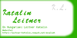 katalin leitner business card